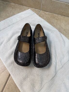 Alegria Metallic Shoes EU 39 / US 8.5 Paloma Mary Janes